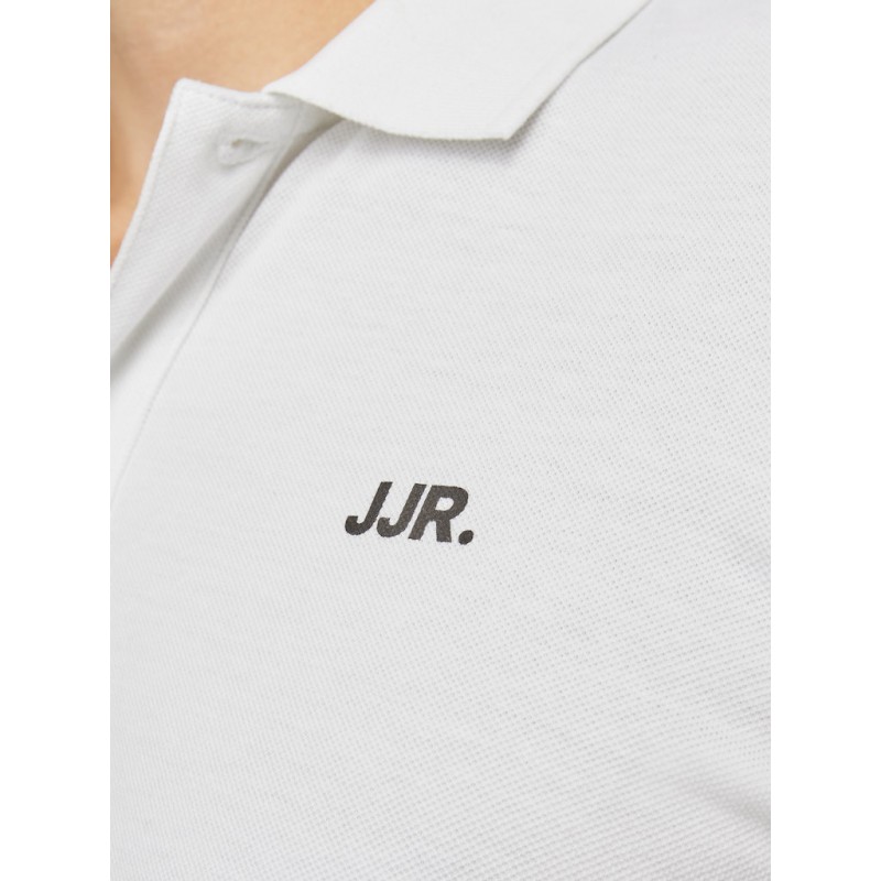 JJ Rebel Logo S/S Polo - Hvid