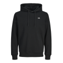 JACK & JONES Jrebrebel Logo Sweat Hood - Sort