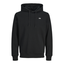 JACK & JONES Jrebrebel Logo Sweat Hood - Sort