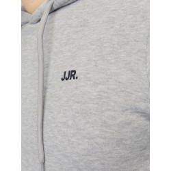 JJ Rebel Logo Hoodie - Light Grey Melange