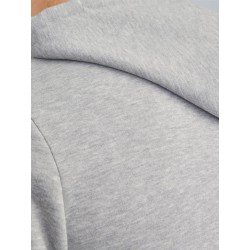 JJ Rebel Logo Hoodie - Light Grey Melange