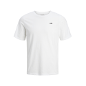 JACK & JONES Jrebrebel Logo Tee Kortærmet Crew Neck - Hvid