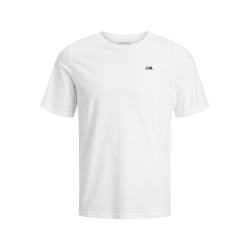 JACK & JONES Jrebrebel Logo Tee Kortærmet Crew Neck - Hvid