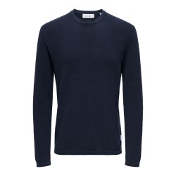 ONLY & SONS Onsfelix Reg 12 Crew Knit - Dress Blues