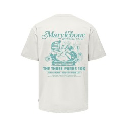 ONLY & SONS Onsbowen Rlx Kortærmet Tee - Cloud Dancer