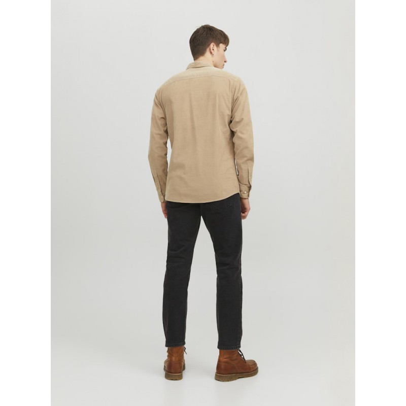 JACK & JONES Fløjls Skjorte - Crockery