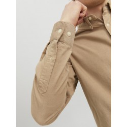 JACK & JONES Fløjls Skjorte - Crockery