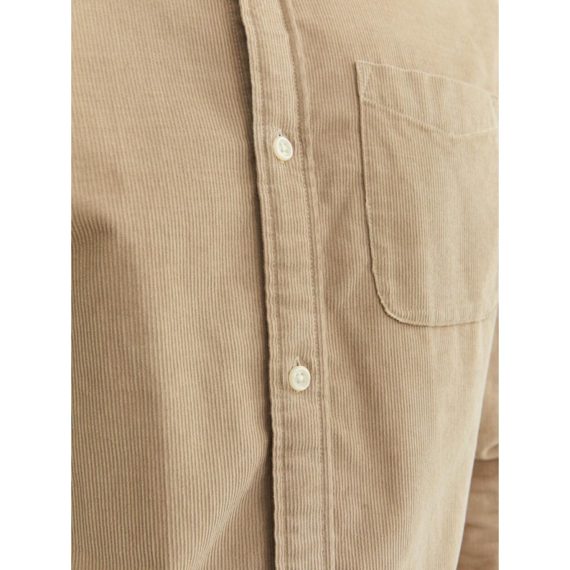 JACK & JONES Fløjls Skjorte - Crockery