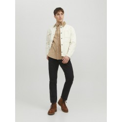 JACK & JONES Fløjls Skjorte - Crockery