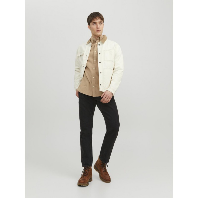 JACK & JONES Fløjls Skjorte - Crockery