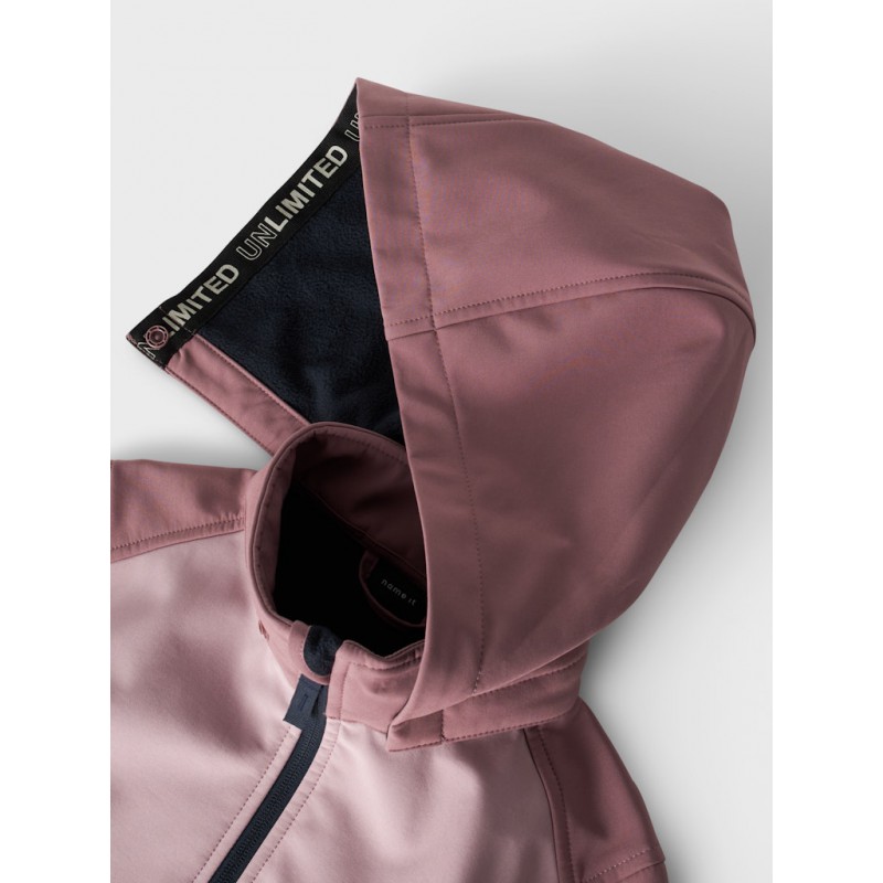 NAME IT Kids Alfa 08 "Unlimited" Softshell Jakke - Grape Shake