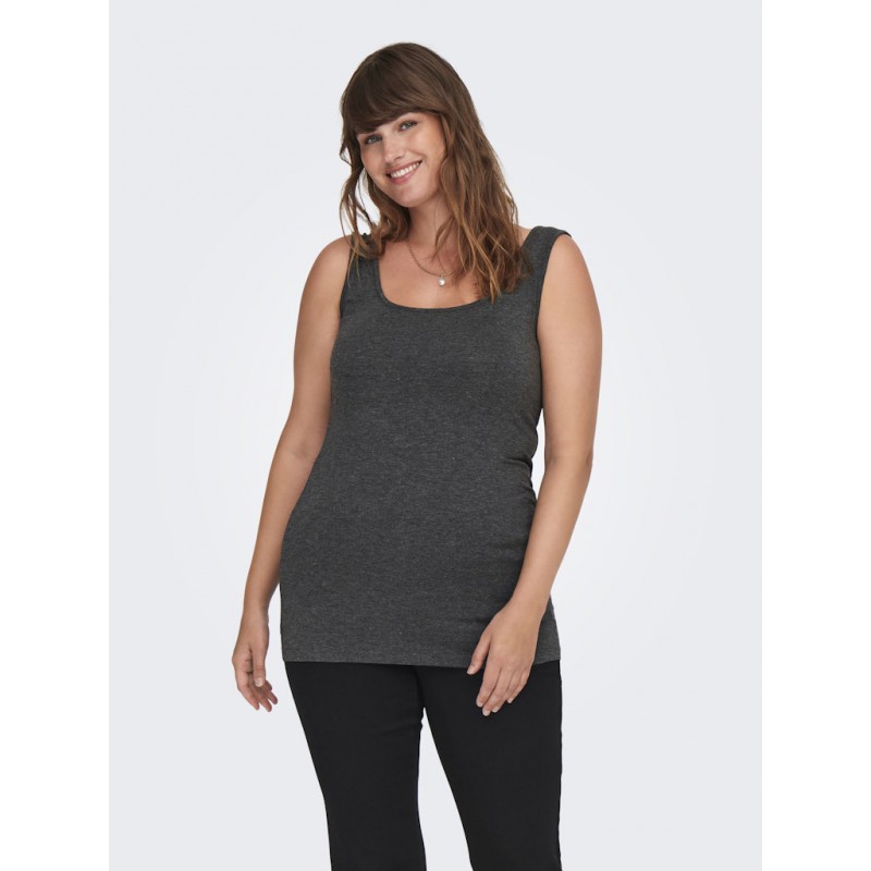 ONLY CARMAKOMA Malle Tank Top 2-Pak - Sort