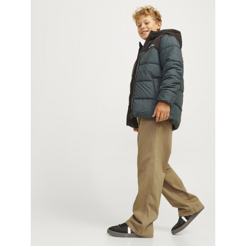 JACK & JONES JR. Alex Baggy Worker Bukser - Elmwood