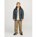 JACK & JONES JR. Alex Baggy Worker Bukser - Elmwood