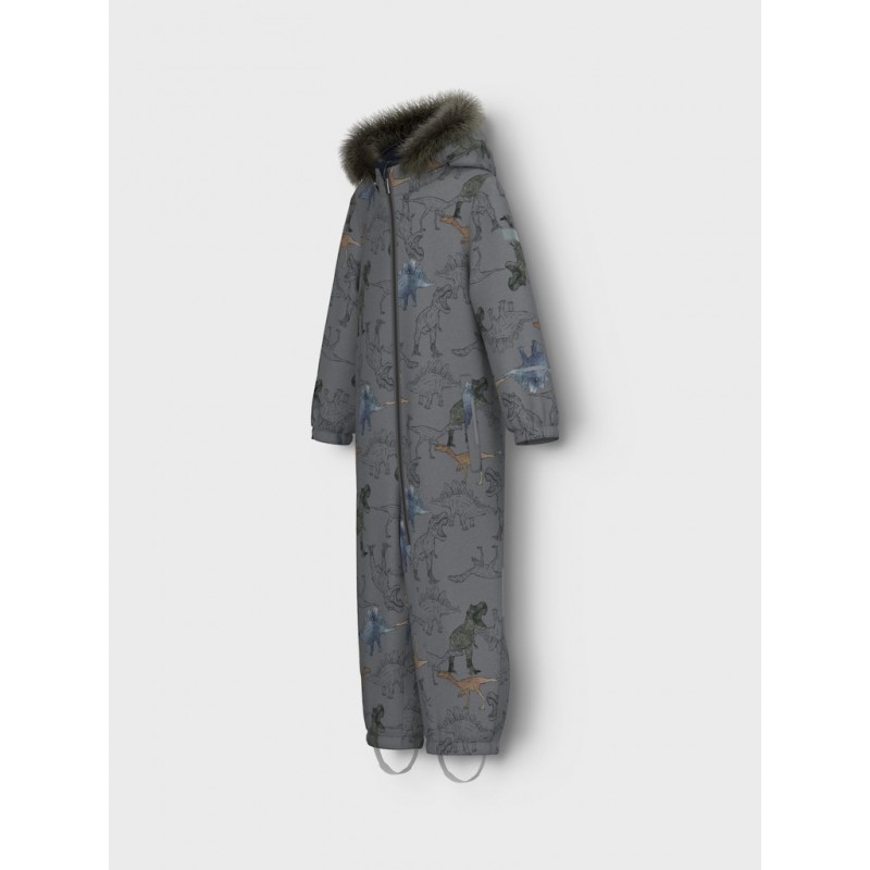 NAME IT Mini Snow 10 Funktions "Dinosaur" Flyverdragt - Mockingbird