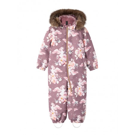 NAME IT Mini Snow 10 Funktions "Unicorn" Flyverdragt - Grape Shake