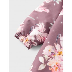 NAME IT Mini Snow 10 Funktions "Unicorn" Flyverdragt - Grape Shake