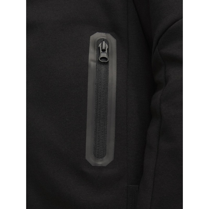 JACK & JONES Junior Fusion Lynlås Hoodie - Sort