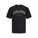 JACK & JONES Junior Caleb Varsity T-shirt - Sort