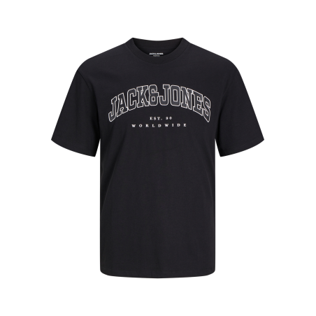 JACK & JONES Junior Caleb Varsity T-shirt - Sort