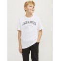 JACK & JONES Junior Caleb Varsity T-shirt - Hvid