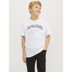 JACK & JONES Junior Caleb Varsity T-shirt - Hvid
