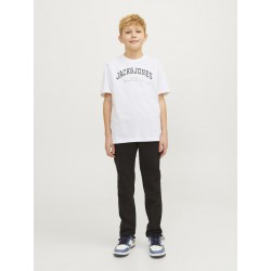 JACK & JONES Junior Caleb Varsity T-shirt - Hvid