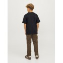 JACK & JONES Junior Caleb Varsity T-shirt - Sort