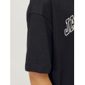 JACK & JONES Junior Caleb Varsity T-shirt - Sort