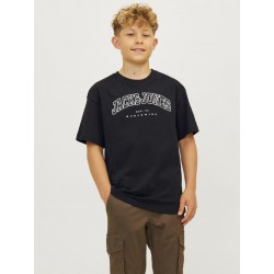 JACK & JONES Junior Caleb Varsity T-shirt - Sort