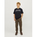 JACK & JONES Junior Caleb Varsity T-shirt - Sort