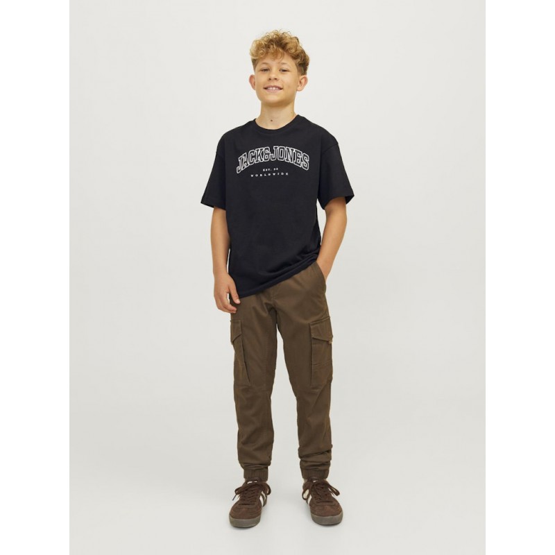 JACK & JONES Junior Caleb Varsity T-shirt - Sort