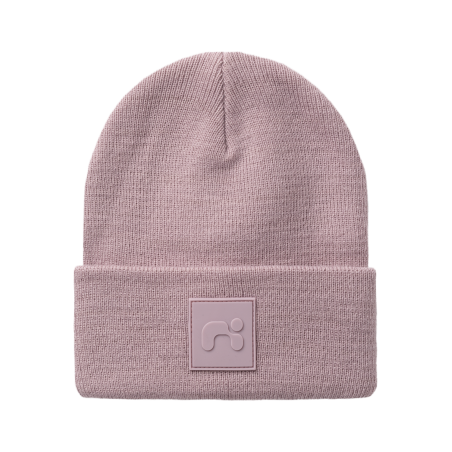 NAME IT Nknmalik Knit Beanie Badge - Mauve Shadows