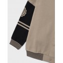 NAME IT Kids Nassen L/S Sweat Cardigan - Weathered Teak