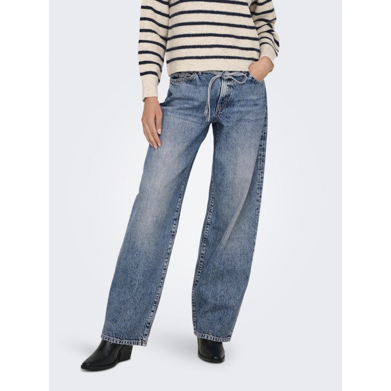 ONLY Gianna Straight Jeans - Light Blue Denim