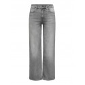 ONLY Madison Blush HW Wide Denim Bukser - Light Grey Denim