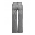 ONLY Madison Blush HW Wide Denim Bukser - Light Grey Denim