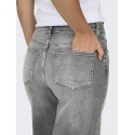 ONLY Madison Blush HW Wide Denim Bukser - Light Grey Denim