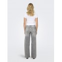 ONLY Madison Blush HW Wide Denim Bukser - Light Grey Denim