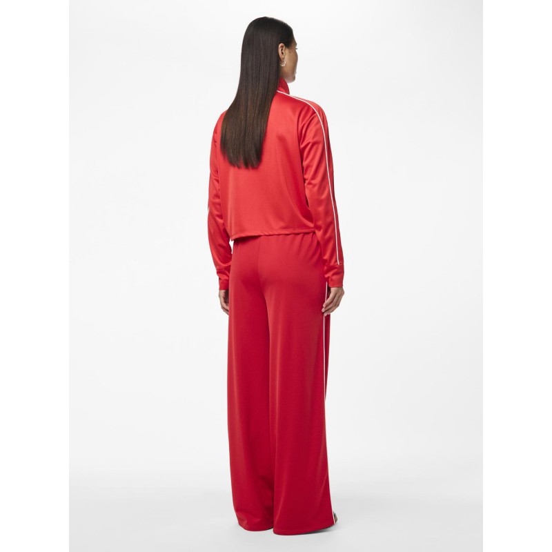 PIECES Pcgrace Langærmet Zip Jakke D2D Jit - High Risk Red