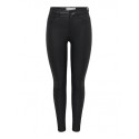 JDY New Thunder Coatede Skinny Jeans - Sort