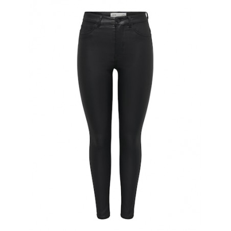 JDY New Thunder Coatede Skinny Jeans - Sort
