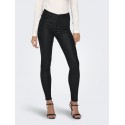 JDY New Thunder Coatede Skinny Jeans - Sort