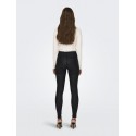 JDY New Thunder Coatede Skinny Jeans - Sort