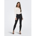 JDY New Thunder Coatede Skinny Jeans - Sort