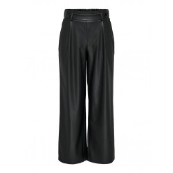 JDY Soya Faux Leather Geggo Bukser - Sort