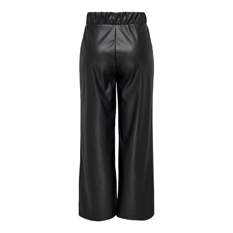 JDY Soya Faux Leather Geggo Bukser - Sort
