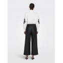 JDY Soya Faux Leather Geggo Bukser - Sort