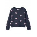 NAME IT Mini Odessa L/S Strik - Dark Sapphire