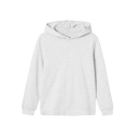 LMTD Nlnnizu Langærmet Bru Sweat W. Hood - Light Grey Melange